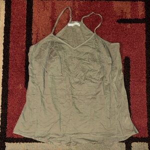 Maurices Semi Sheer Geometric Embroidered Tank Top